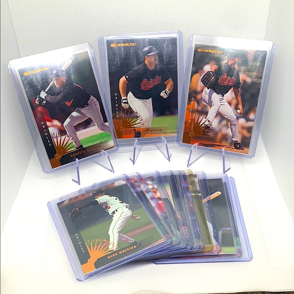 Baltimore Orioles Donruss Teamset Perfect Condition In Cases Alomar Mussina Key!